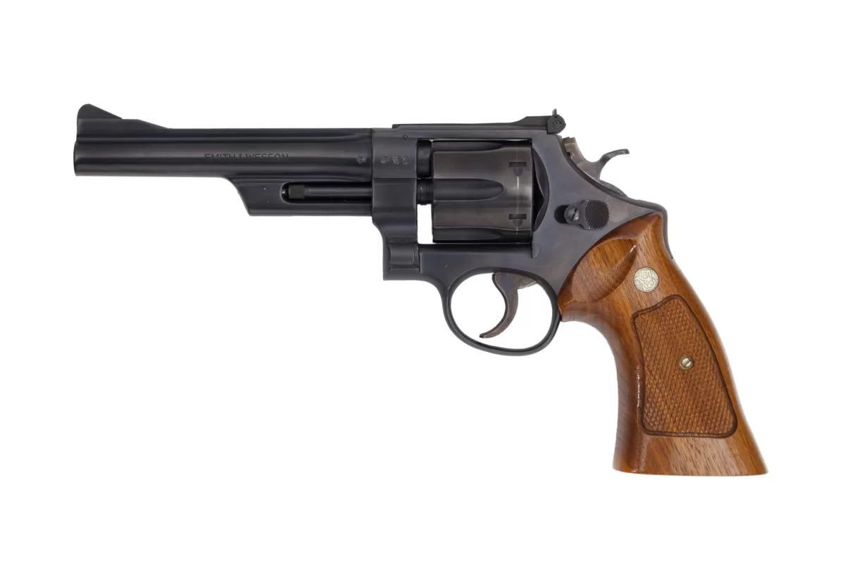 HIGHWAY PATROLMAN リボルバー Revolver Smith & Wesson, 28-2 Highway Patrolman, hlaveň 6